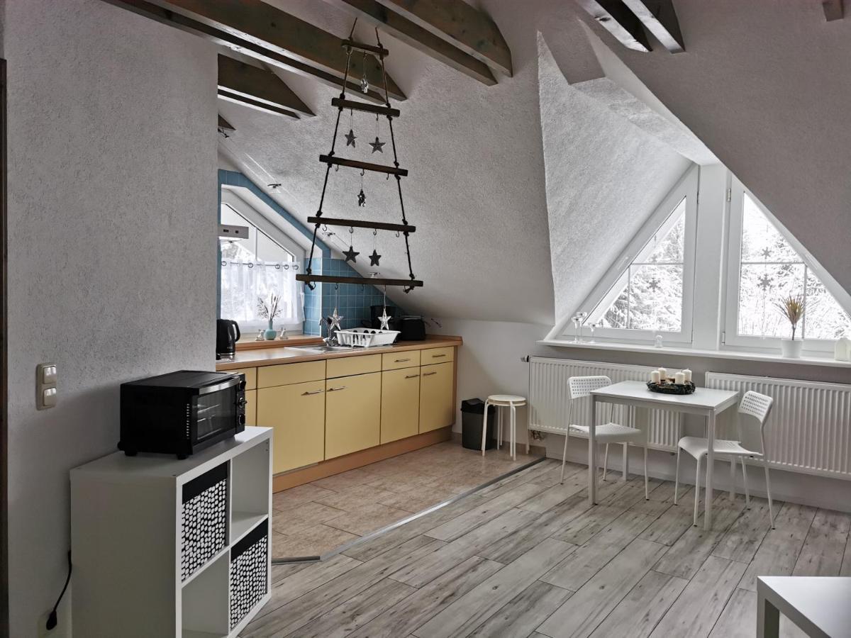 Ferienwohnung "Am Wald" Schmiedefeld am Rennsteig Exteriér fotografie